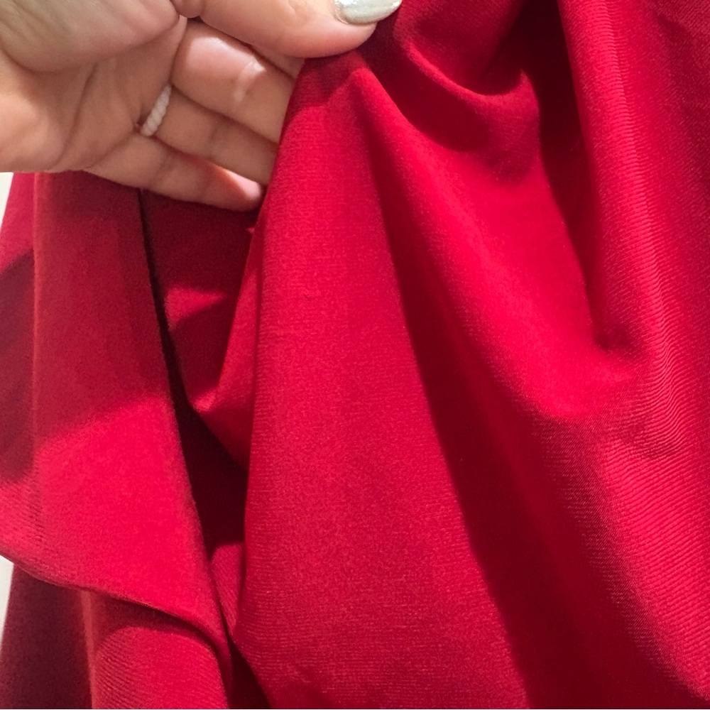 Jessica Simpson One Shoulder Red Mini Cocktail Dress size XS - Picture 6 of 7